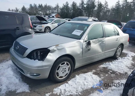 2002 Lexus Ls 430 from USA, damaged, VIN JTHBN30F720076428